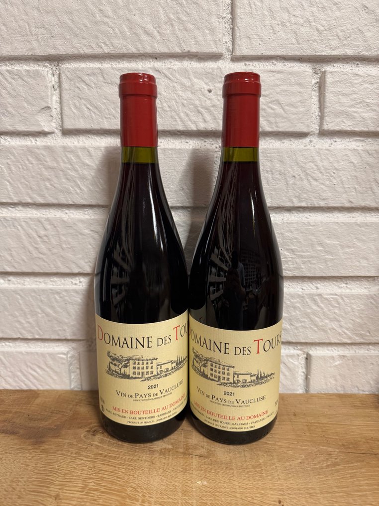 2021 E. Reynaud, Domaine des Tours - Vin de Pays de Vaucluse - 2 Bottles (0.72L) #1.0