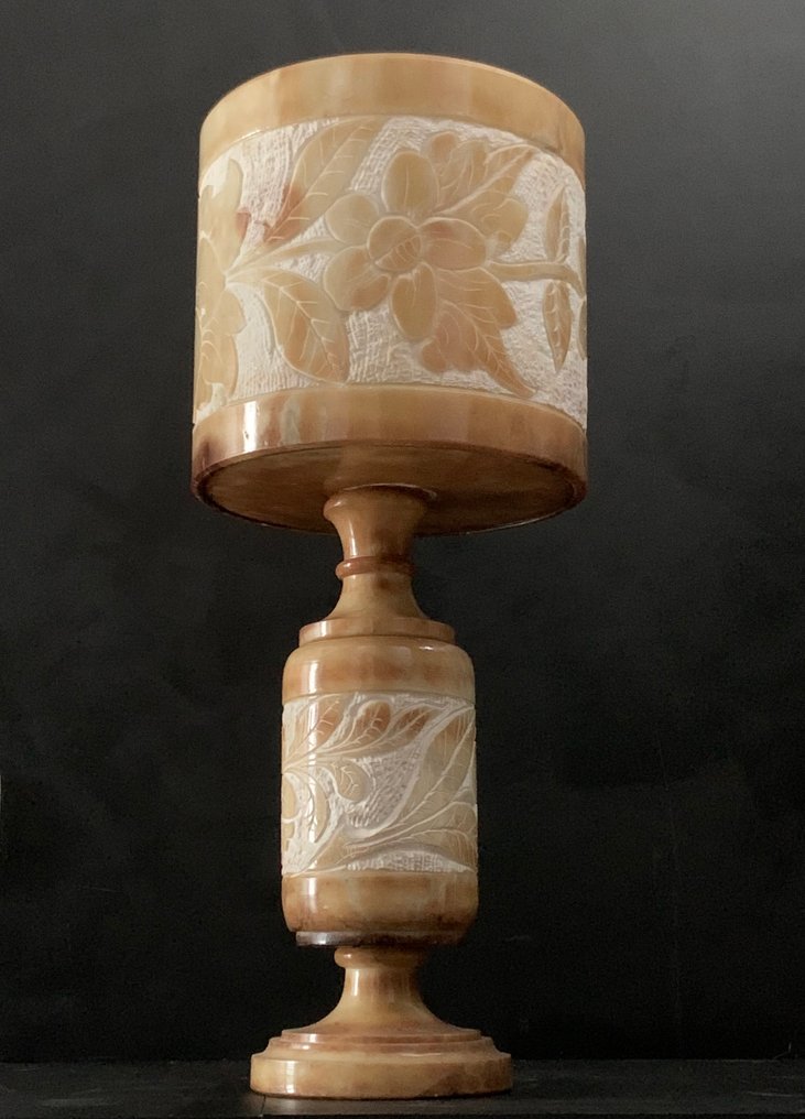 Φωτιστικό - Αλαβάστρο - Μαζικό, επιβλητικό γλυπτό #1.0