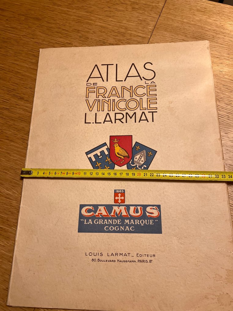 L. Larmat - Atlas de la france vinicole - 1947 #2.1