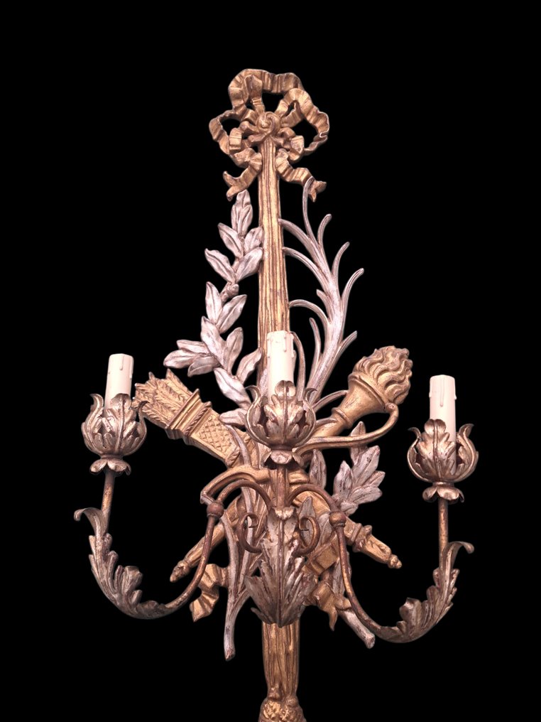 壁式燭台 (2) - 木 #2.1