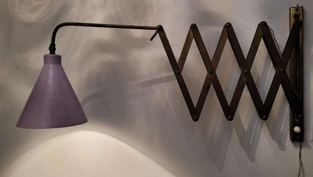 壁灯 - 最大延长120厘米 - 黄铜, 金属 - 画线器 #3.2