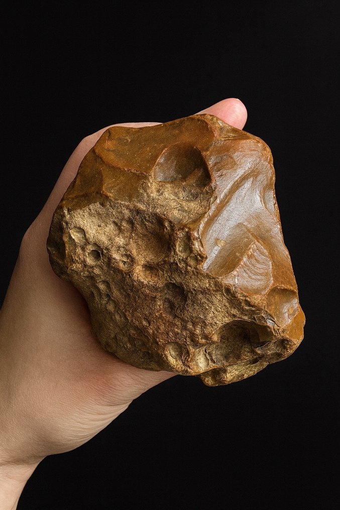 Paleolithic Jasper Hand axe - 15 cm  (No reserve price) #4.3