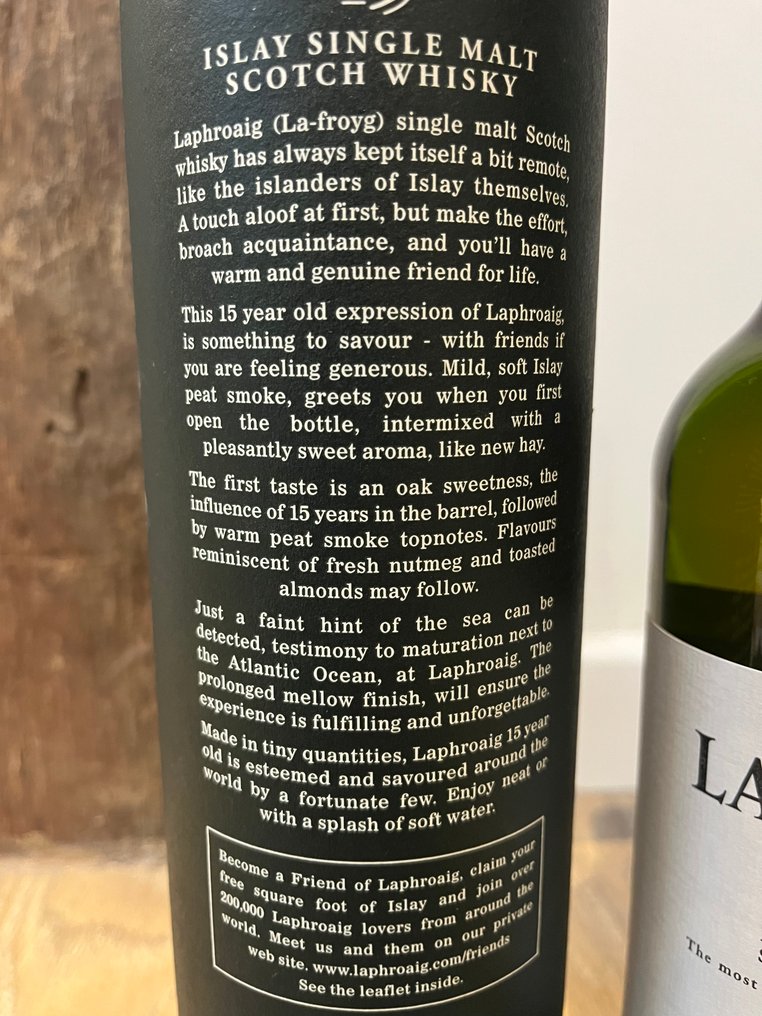 Laphroaig 15 years old  - b. 1990s, 2000s - 70cl #4.3