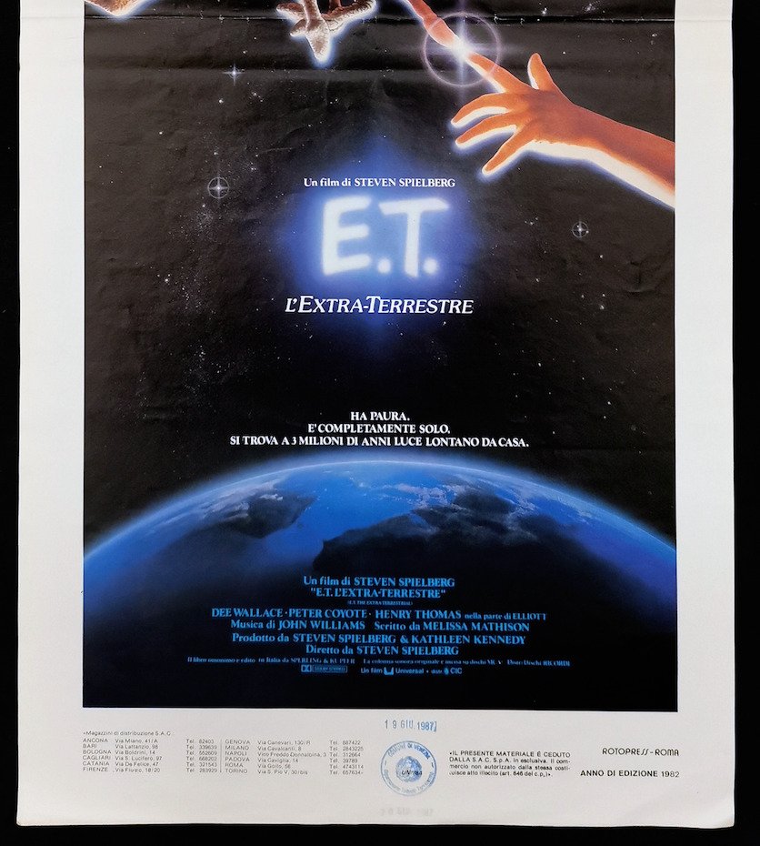 Sci Fi - E.T. the Extra-Terrestrial - Steven Spielberg - 1982 - Sci Fi - B34 #3.2