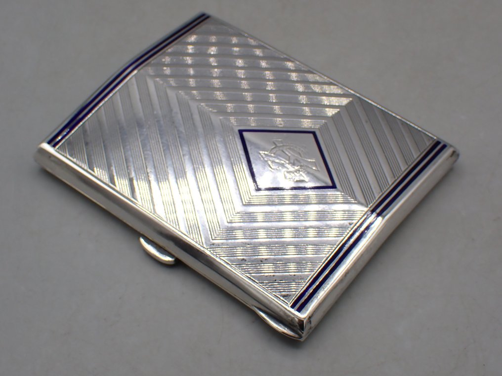 Budtz Muller & Co., Copenhagen - Θήκη τσιγάρων - Art Deco - .900 silver #3.2