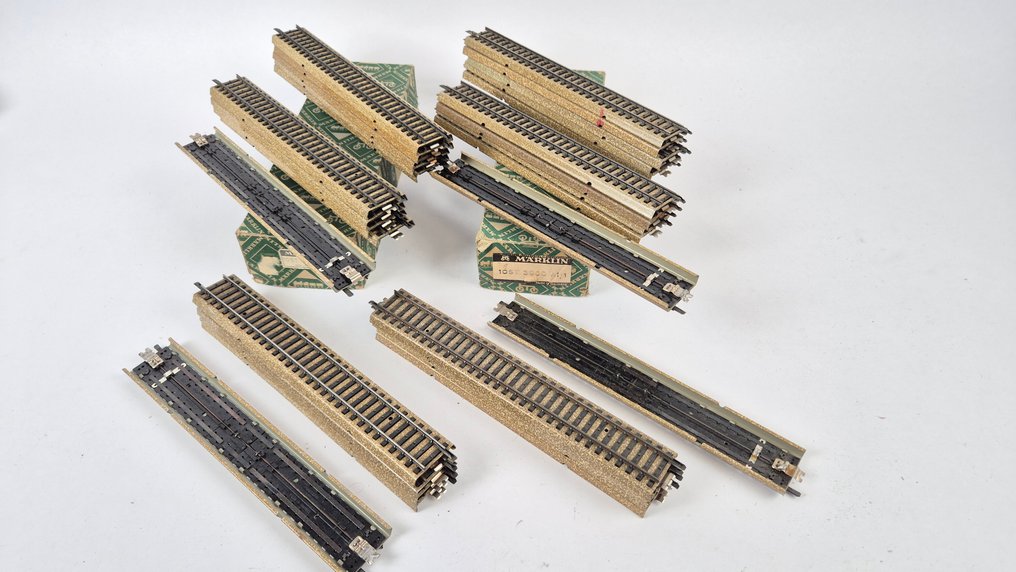 Märklin H0 - 3900 D - Spår för modelltåg (30) - 30x raka räls #1.0