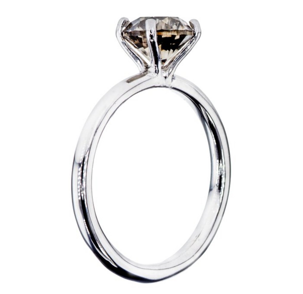 戒指 - 14K包金 白金 #4.3