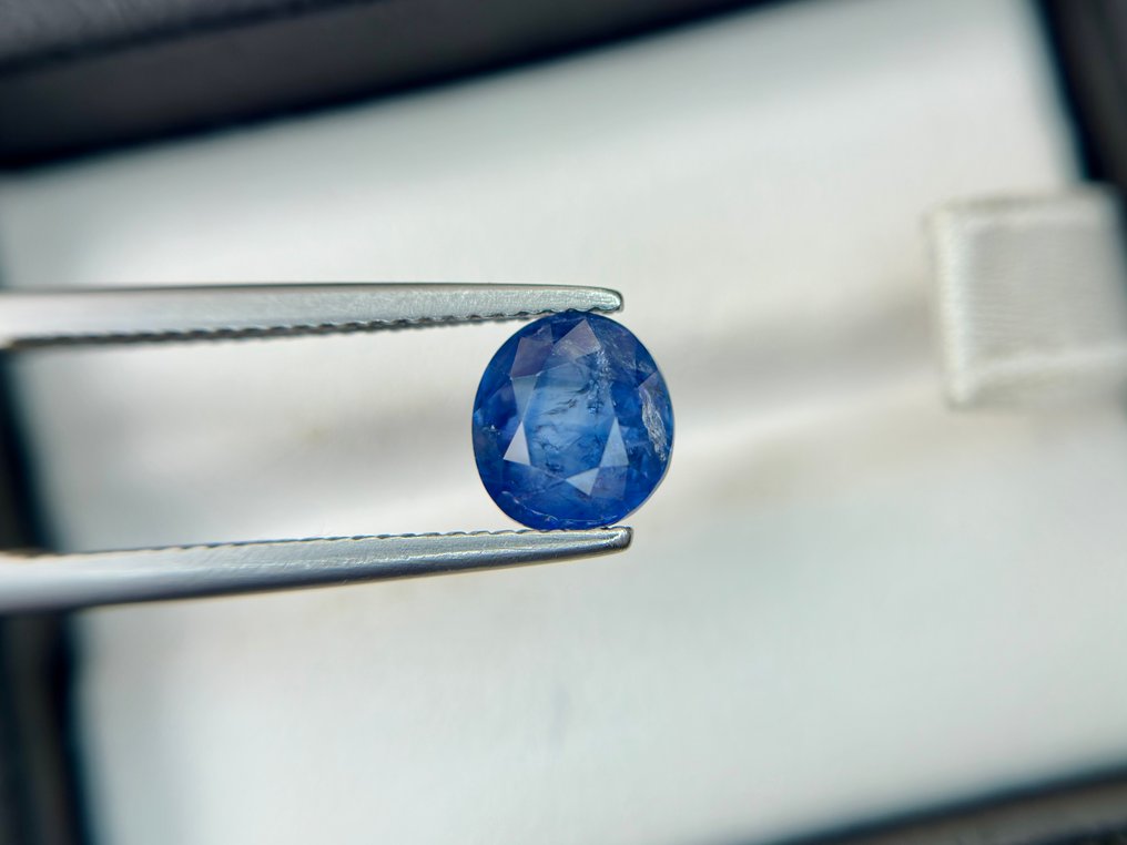 没有保留价 - 1 pcs  蓝色 蓝宝石  - 2.80 ct - Bellerophon 宝石实验室 - 锡兰蓝宝石 #1.0