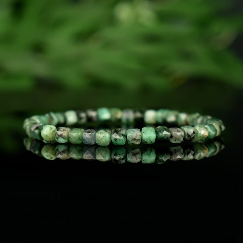 天然绿宝石 - 高品质无处理 - 华丽的颜色- 7.2 g #1.0