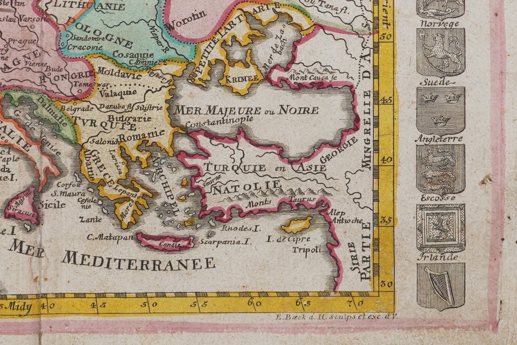 Europe - -; Elias Baeck - L'Europe - 1721-1750 #3.2