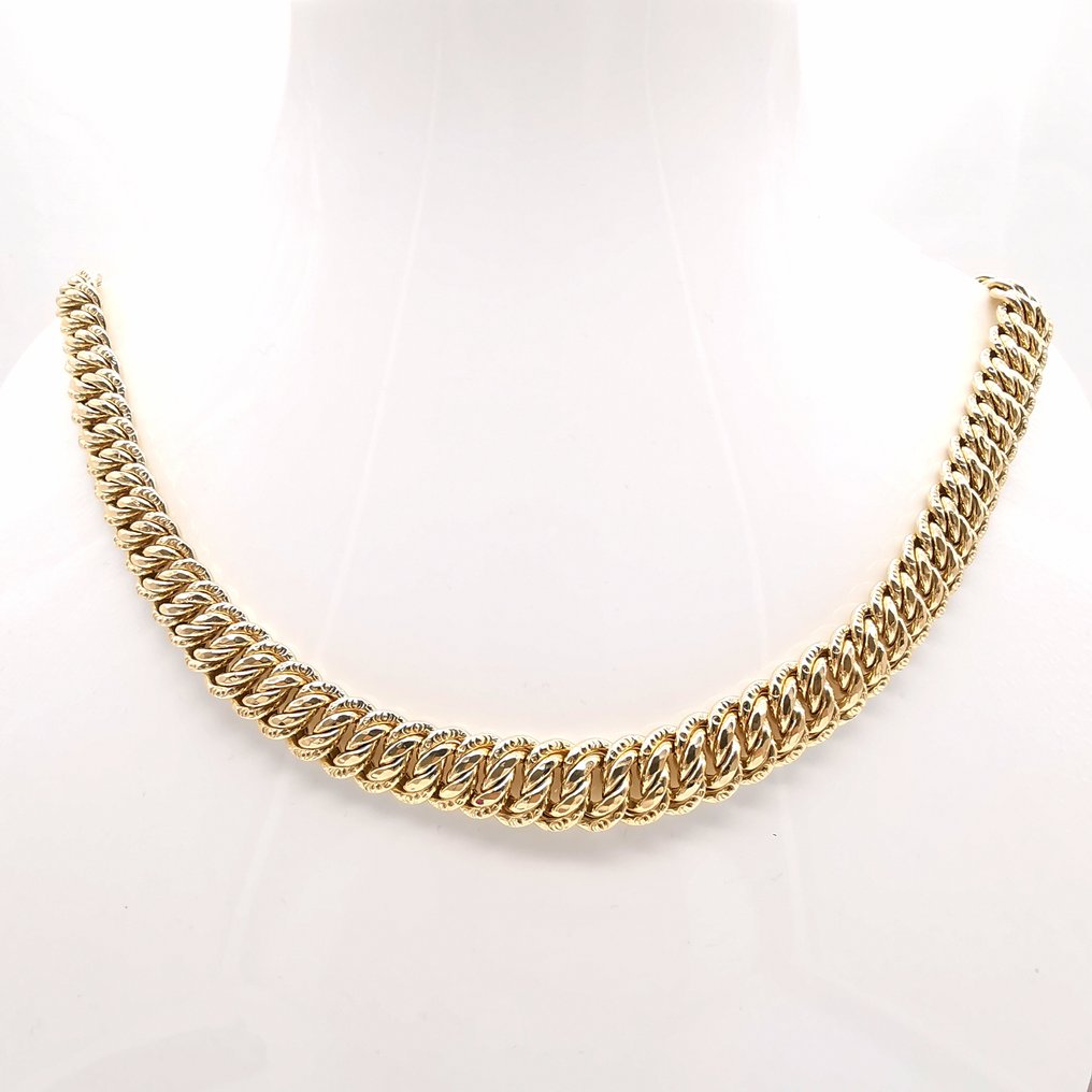 项链 - 18K包金 黄金 - 美国的Maille #1.0