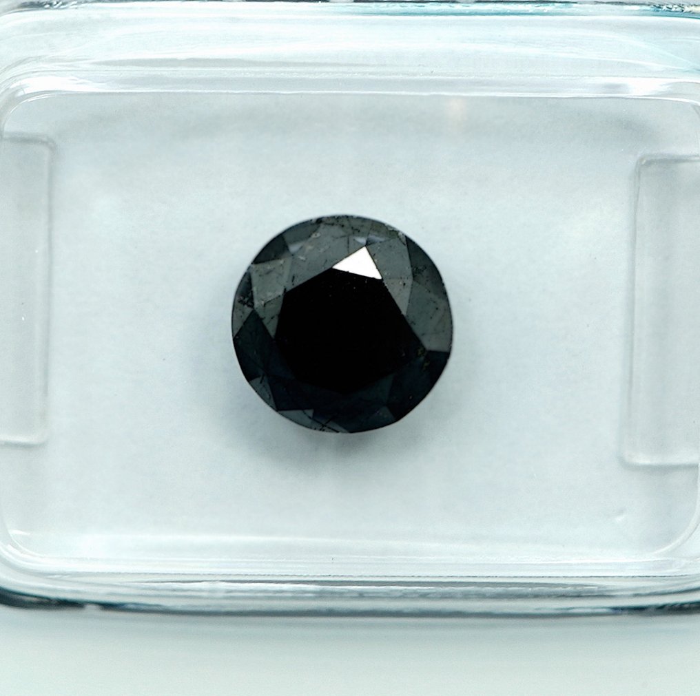 没有保留价 - 1 pcs 钻石  (经彩色处理)  - 1.50 ct - 圆形 - 实验室报告中未指明 - 国际宝石研究院（IGI） #4.3