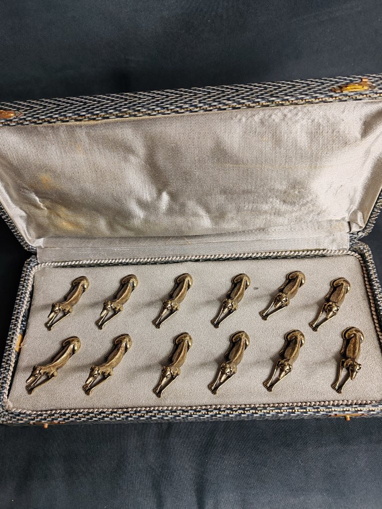 刀叉架 (12) - 铜鎏金 #3.2