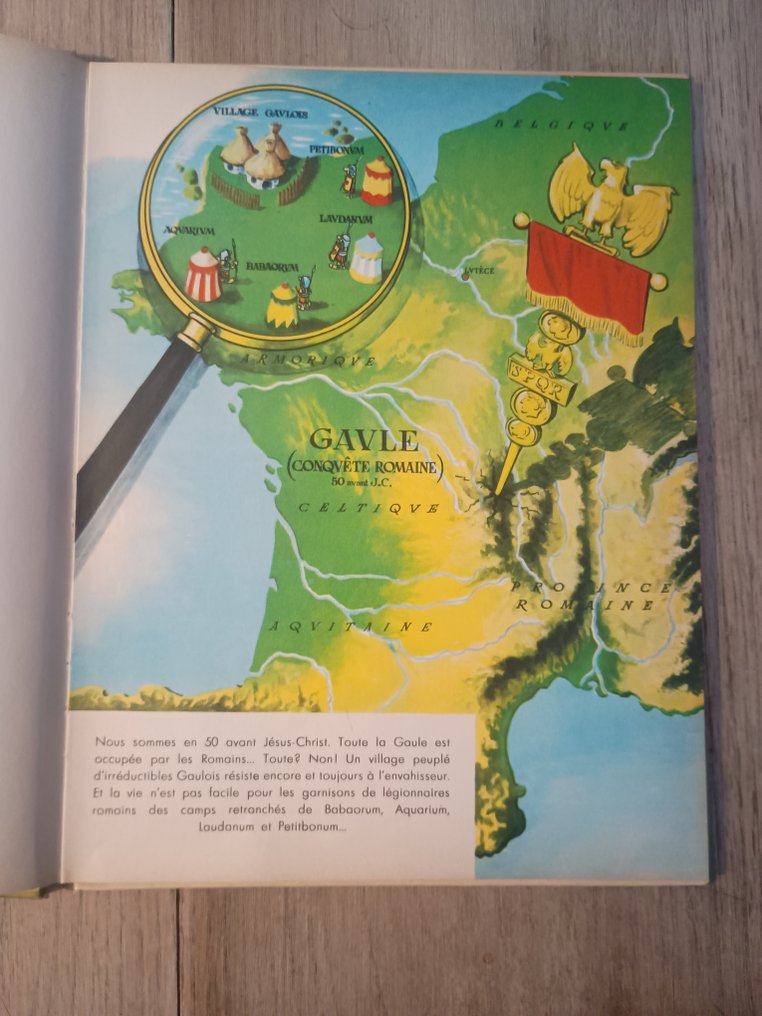 Asterix T11 - Le Bouclier arverne - C - 1 Album - Første udgave - 1968 #4.3