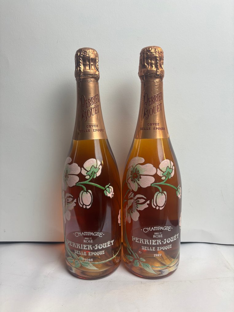 Perrier-Jouët, Belle Epoque 1988 & 1989 - Champagne Brut, Rosé - 2 Pullot (0.7 L) #1.0