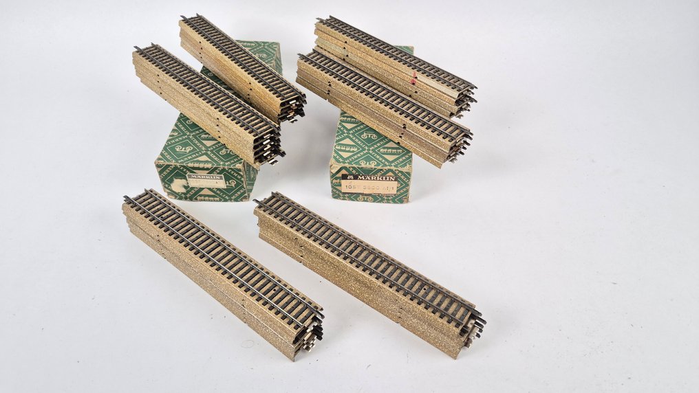 Märklin H0 - 3900 D - Spår för modelltåg (30) - 30x raka räls #1.0