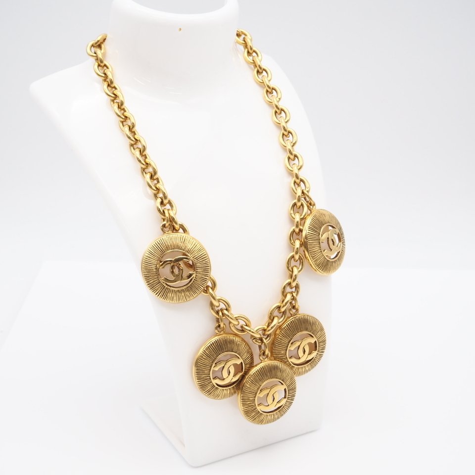 Chanel - Goudkleurig metaal - Halsketting #1.0