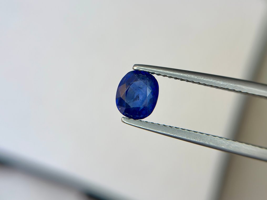 χωρίς τιμή ασφαλείας - 1 pcs  Μπλε Ζαφείρι  - 1.83 ct - Bellerophon Gemlab - Ζαφείρι Ceylon Μπλε #4.3