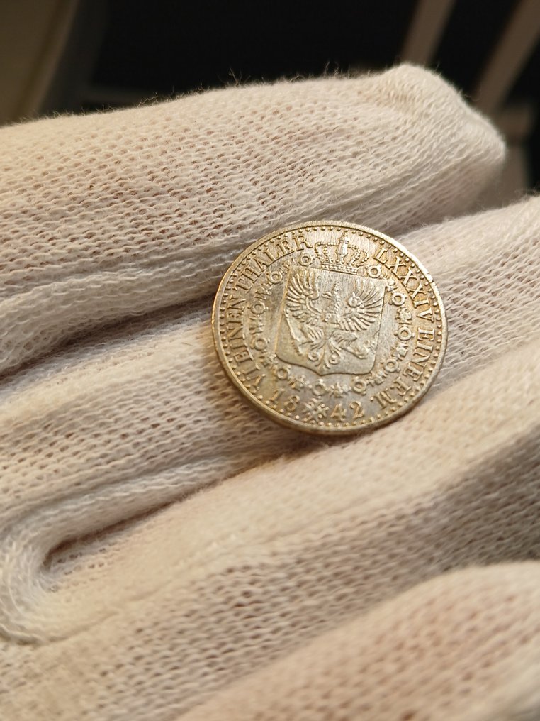 Europe, mostly Germany.. Lot of 7 coins, various denominations XVII/XIX cent. (No reserve price) #3.2