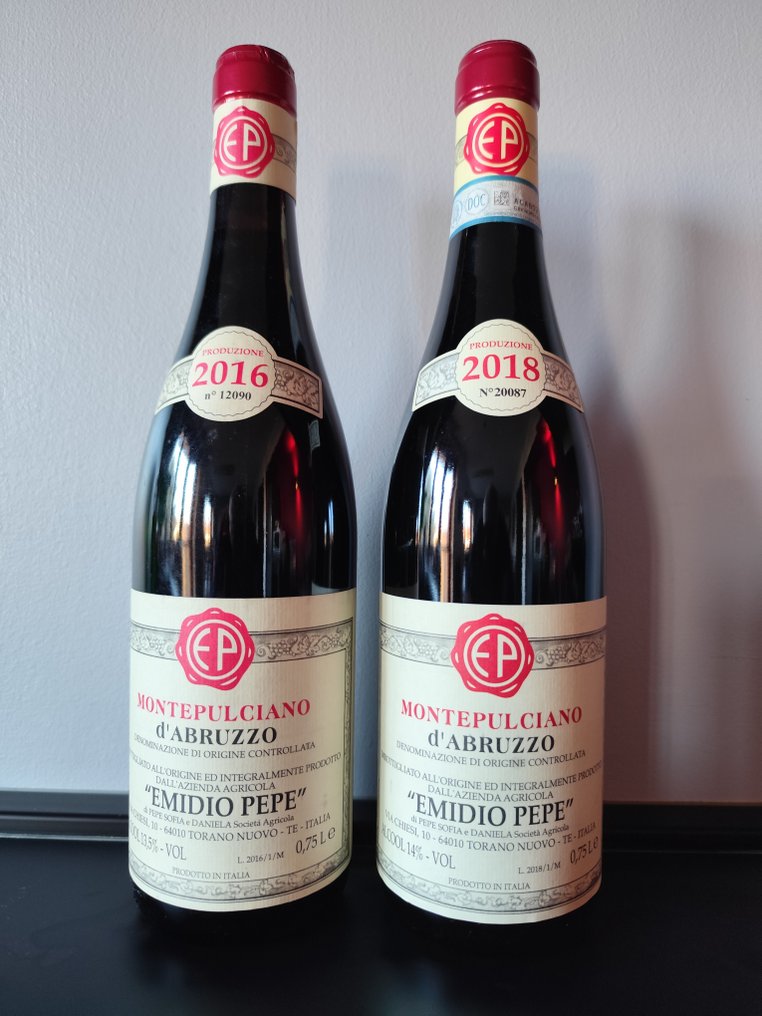 2016 & 2018 Emidio Pepe, Montepulciano d’Abruzzo - Abruzzo - 2 Bottles (0.75L) #1.0