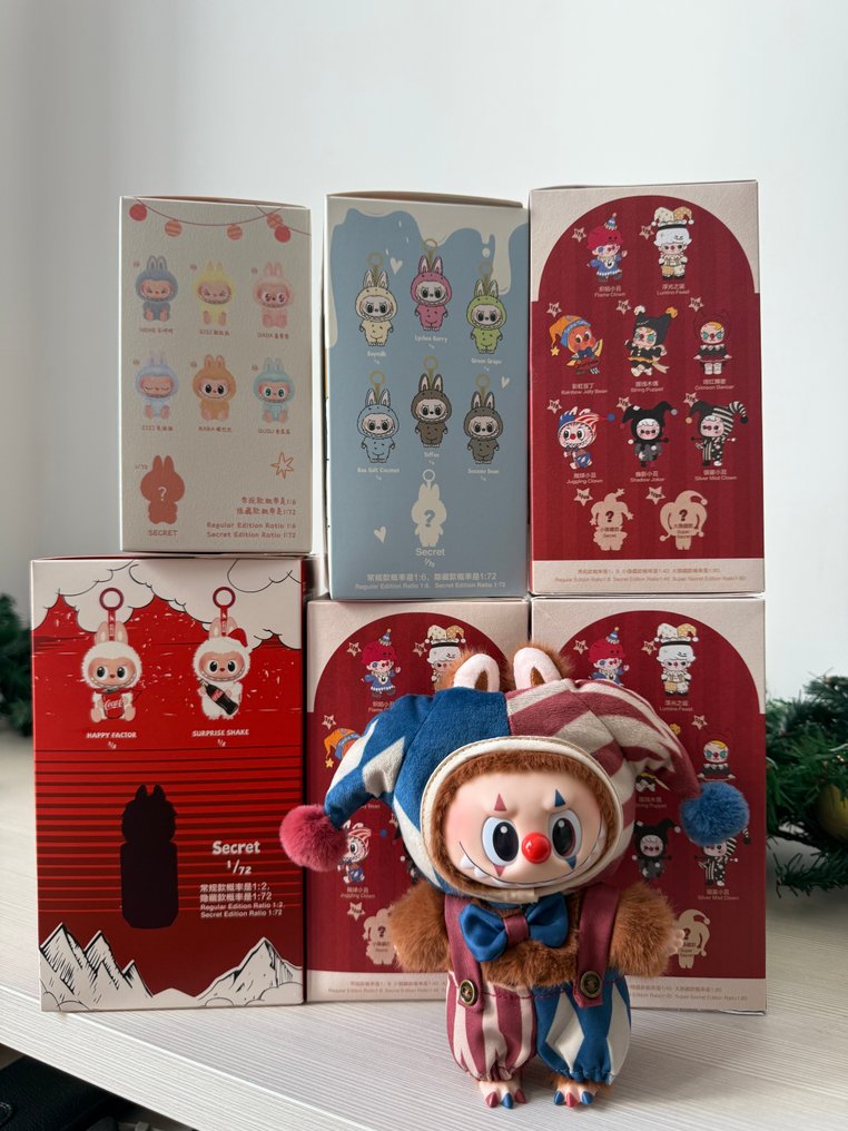 Pop Mart  - Nukke Lotto Labubu – 6 Box Sigillate + Juggling Clown | Con scontrini in foto - 2020- #2.1