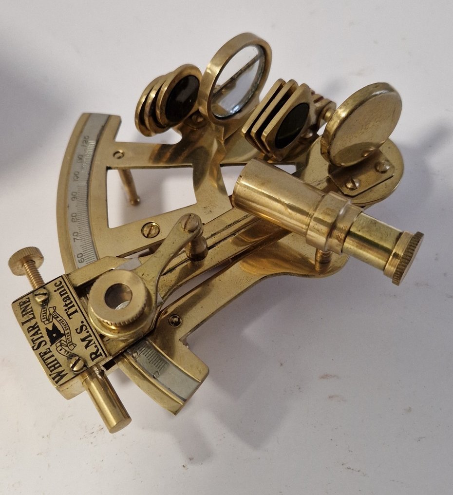 Sekstant - Messing - Sextant i luksus eske #1.0