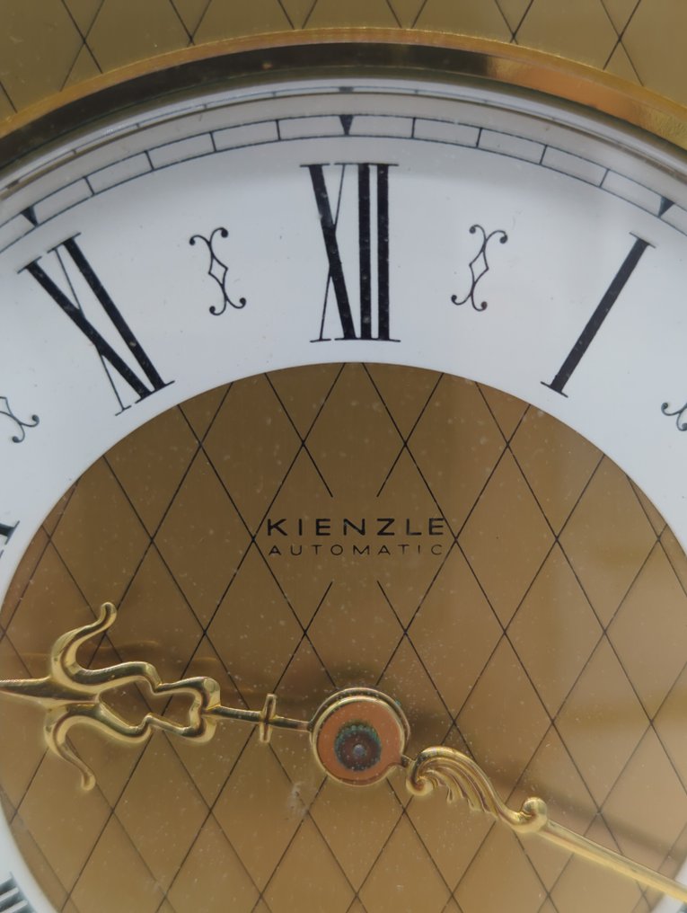 Óra - Kienzle Tischuhr im Messinggehäuse – „Automatic“ - Fém - 1970-1980 #3.2