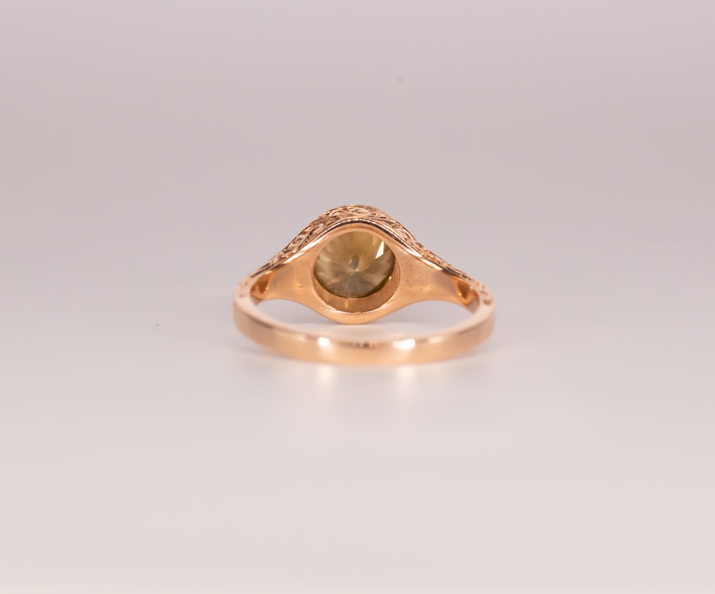 χωρίς τιμή ασφαλείας - Δαχτυλίδι - 18 καράτια Ροζ χρυσό - 1.51ct. tw. Διαμάντι (Φυσικού χρώματος) - Μοναδικός στον είδος του #3.2