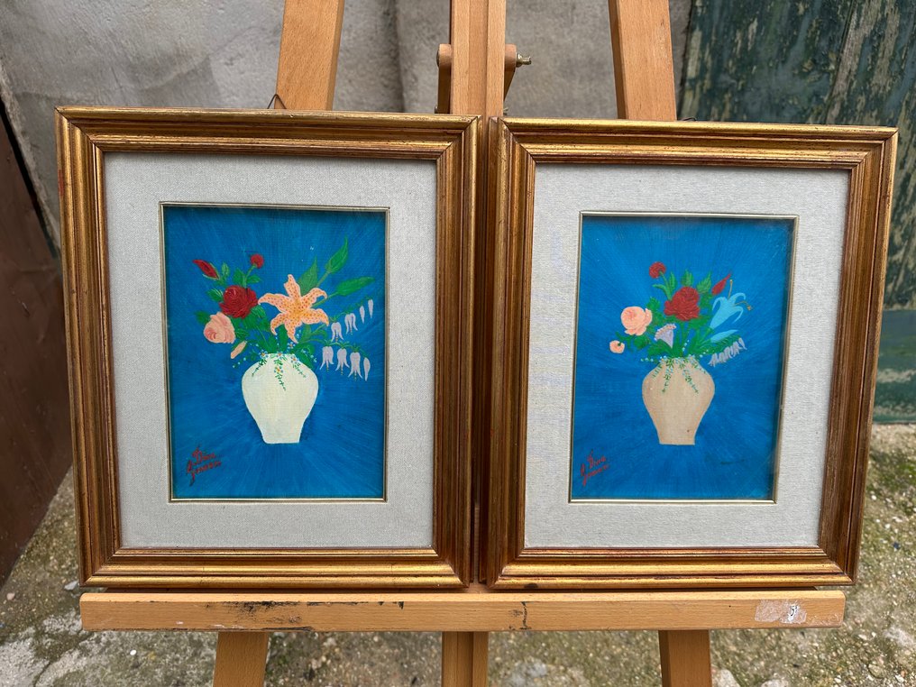 Keret (2) - Fa, arany levél - Pár aranyleveles keret #4.3