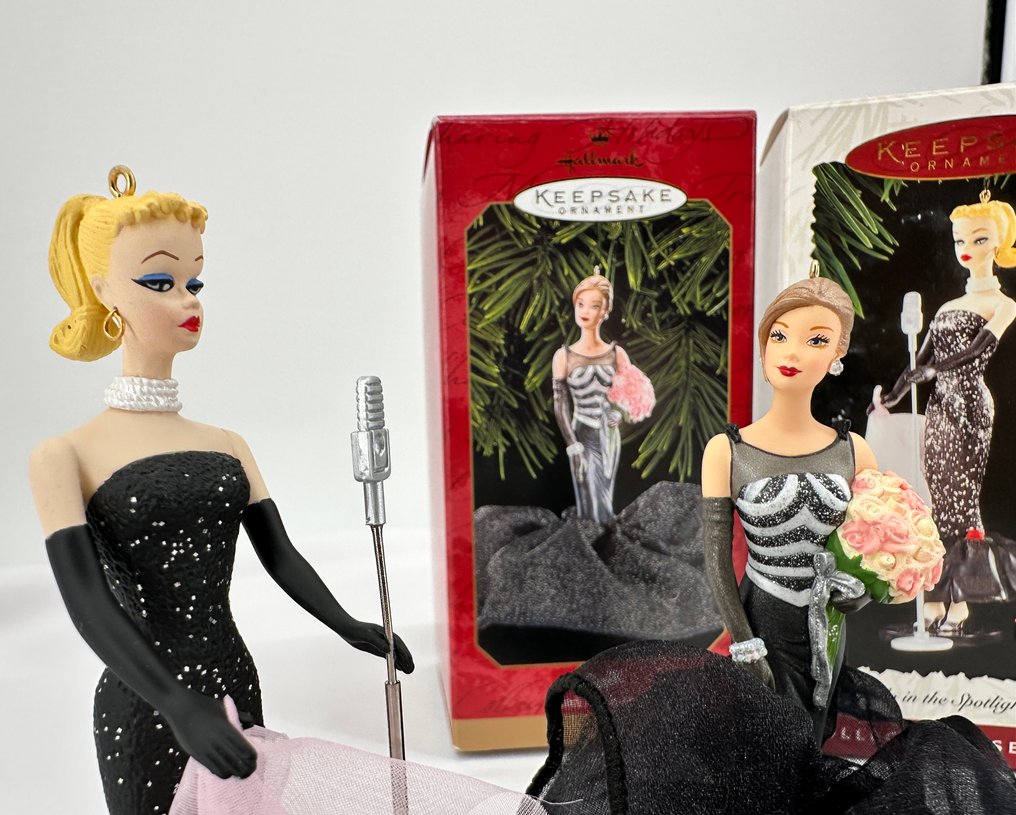Διακοσμητικό στολίδι (2) - Hallmark Keepsake – Barbie Ornaments – Solo in the Spotlight 1995 & 40th Anniversary 1999 - Ηνωμένες Πολιτείες #1.0