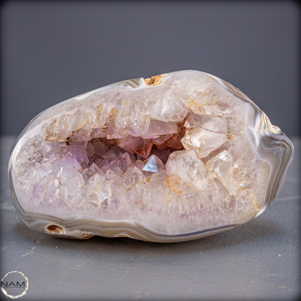 Druse d'améthystes exclusives à l'achat, d'Uruguay Élégance profonde & éclat en perfection- 907.82 g #3.2