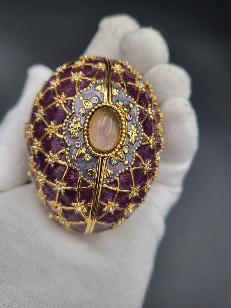 Διακοσμητικό στολίδι - Œuf Joaillerie “Imperial Treasures” by Joan Rivers – Édition Limitée 2008 – Avec pendentif assorti – - Ηνωμένες Πολιτείες #1.0