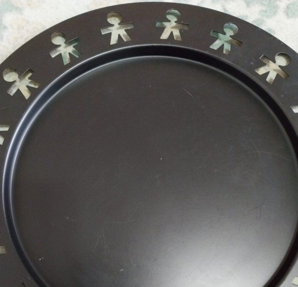 Alessi - Stefano Giovannoni, Guido Venturini - Bakke - Girotondo - Stål - Sort #4.3