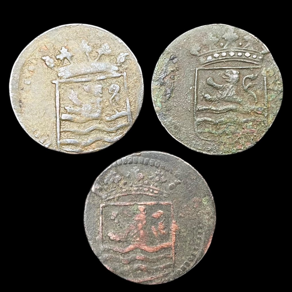 Nederlands-Indië. VOC Duiten Zeeland ( misslag ) 1756 - 1786 - 1745 (Zonder minimumprijs) #1.0