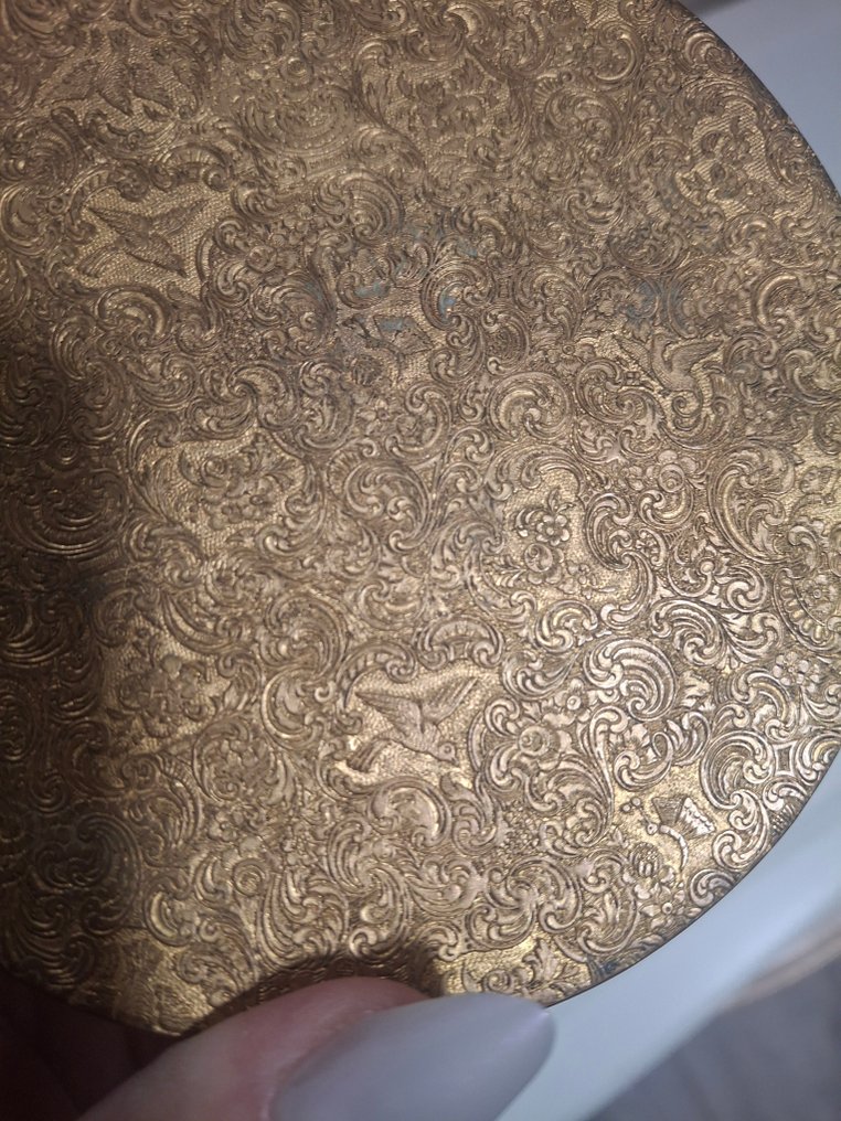 Joconde - signer A Metral - Portagioie - Bronzo #3.2