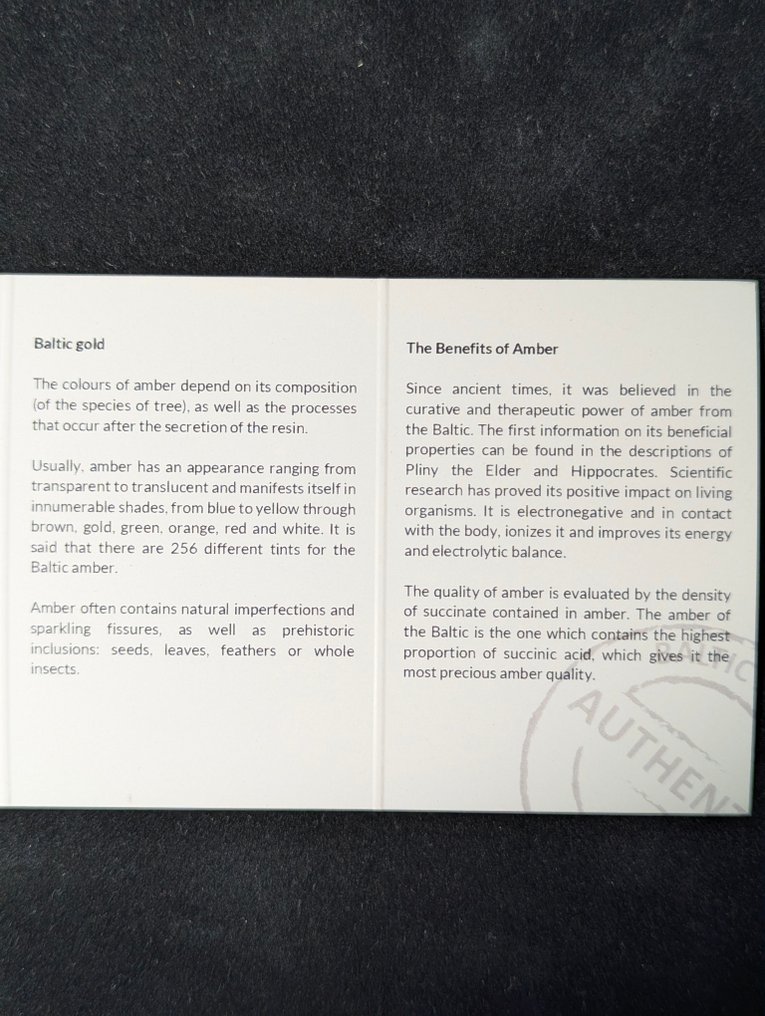 来自瑞典的天然干邑色波罗的海琥珀美丽项链。 - 项链 #2.1