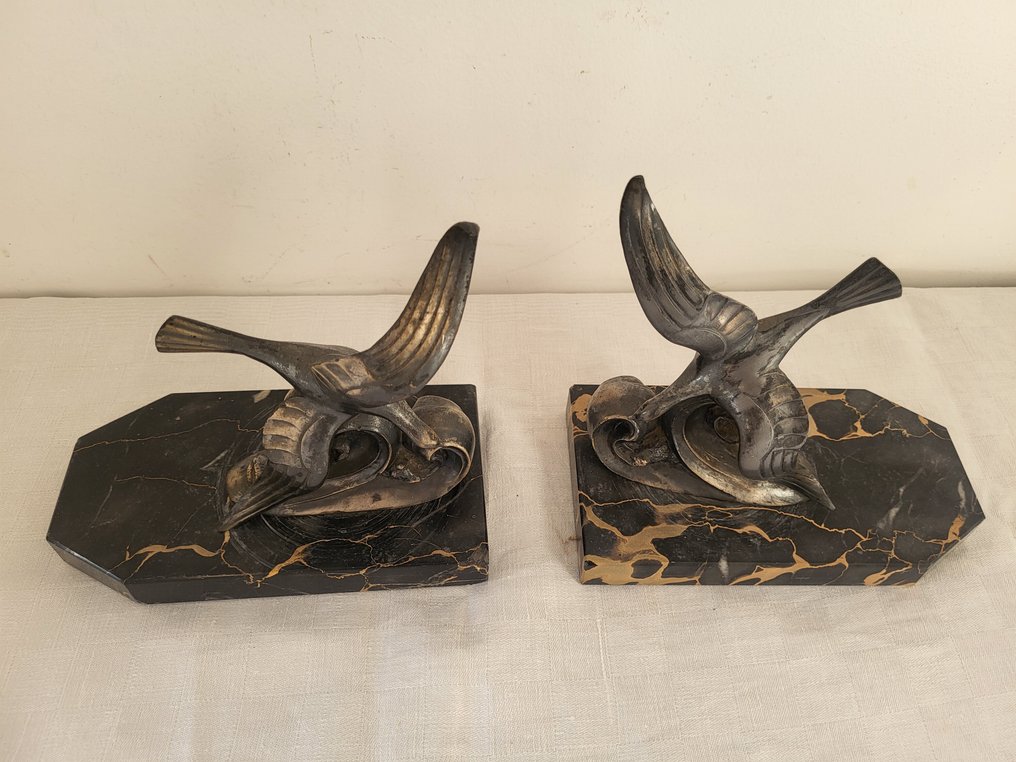 Bal - Βιβλιοστάτες (2) - Mouettes - Μέταλλο, Μάρμαρο #3.2