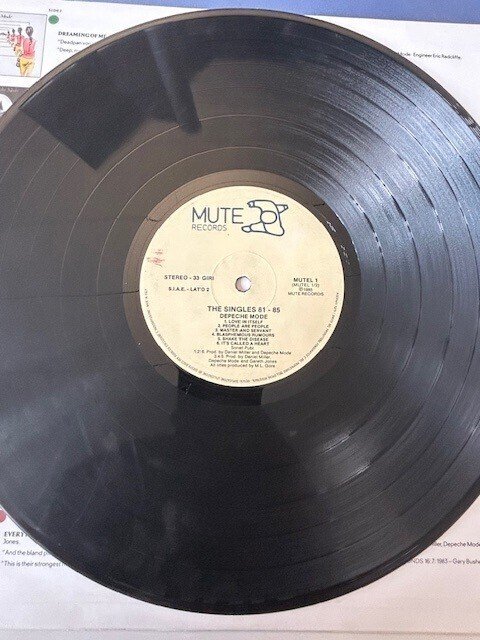 Depeche Mode - Some Great Reward; The Singles 81 - 85 - Multiple titles - LP Albums (multiple items) - Coloured vinyl - 1984 #2.1