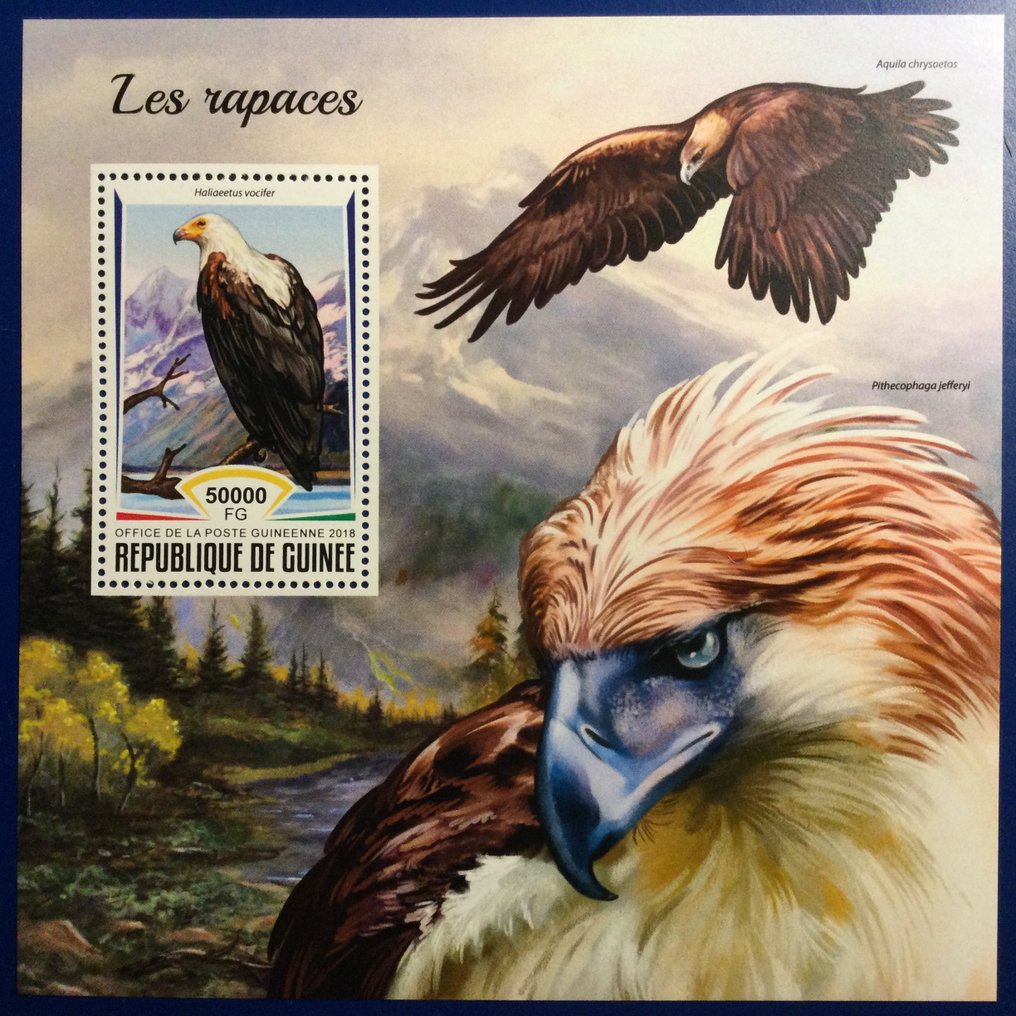 World - BIRDS OF PREY : Mnh collection #2.1
