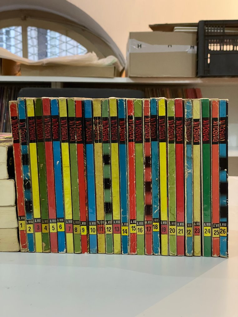 Diabolik anno VIII serie completa nn. 1-26 - 26 Complete series - Πρώτη έκδοση - 1969 #1.0