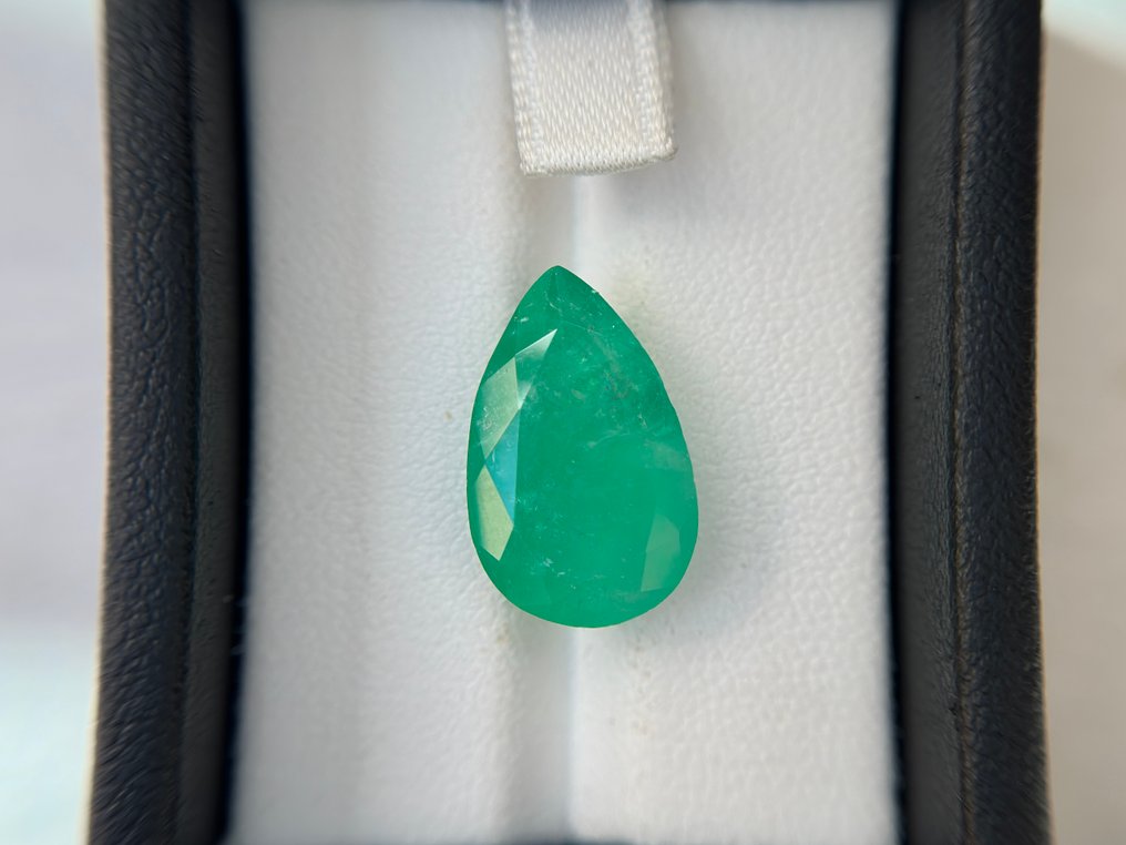 没有保留价 - 1 pcs  绿色 祖母绿  - 8.36 ct - Bellerophon 宝石实验室 - 哥伦比亚天然翡翠 #3.2