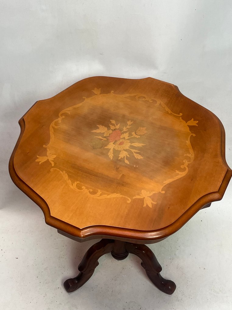 Table d'appoint - Bois - petite table à vin classique #4.3