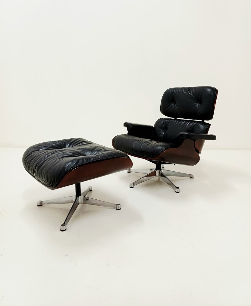 Vitra - Charles & Ray Eames - Canapea (2) - 670 / B 671 / B - Lemn de cireș - Fără preț de rezervă #2.1