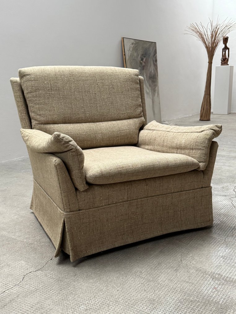 Carl Straub - Karosszék - Gyapjú, Fa #3.2