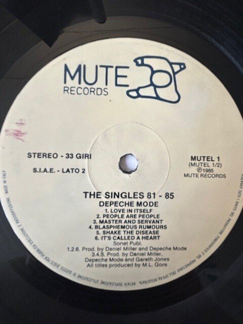 Depeche Mode - Some Great Reward; The Singles 81 - 85 - Multiple titles - LP Albums (multiple items) - Coloured vinyl - 1984 #1.0