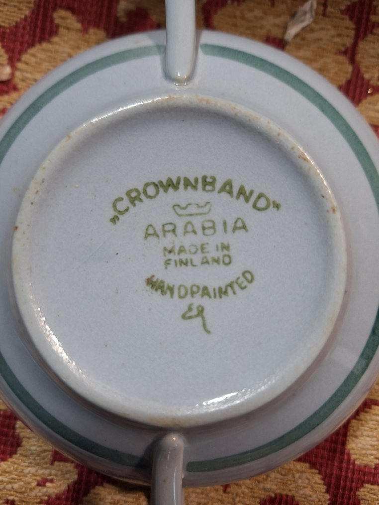 Arabia - Olga Osol - Σετ δείπνου (21) - Crownband - Πήλινο #4.3