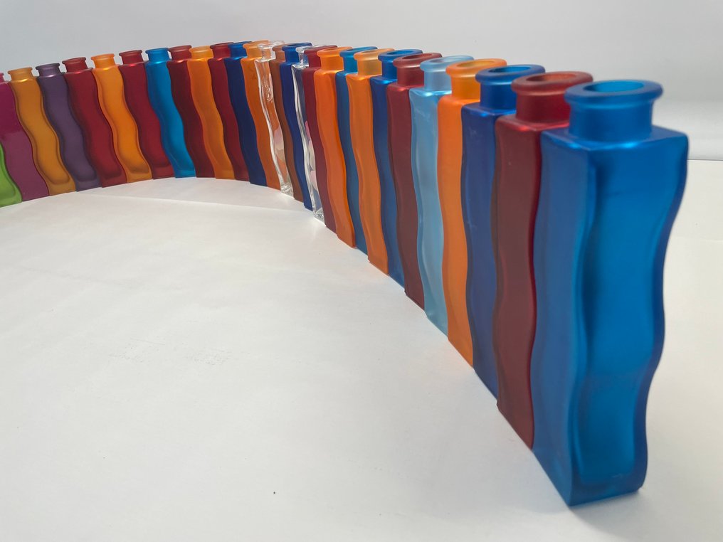 IKEA - Sigga Heimis - 花瓶 (35) -  笑话  - 玻璃 - 复古磨砂花瓶 #3.2