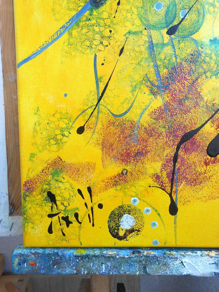 Axelle BOSLER - Abstrait Sous l'or de Klimt #3.2