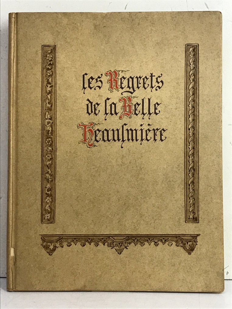 François Villon / Joseph Hémard - Les regrets de la belle Heaulmière jà parvenue à vieillesse - 1921 #4.3