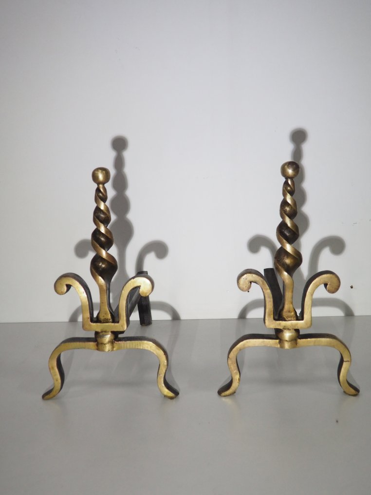 壁爐配件 (2) - 鐵, 铜鎏金 #1.0